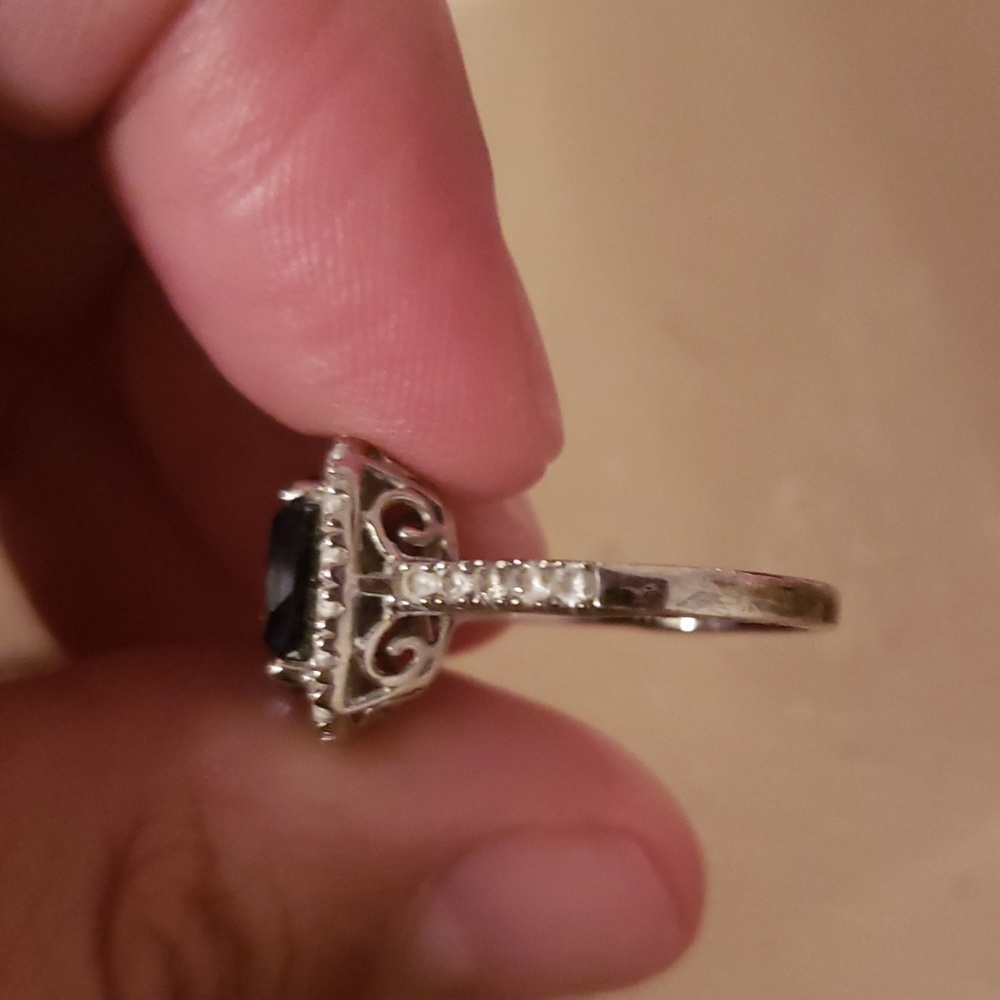 Silver Blue Ring - image 2